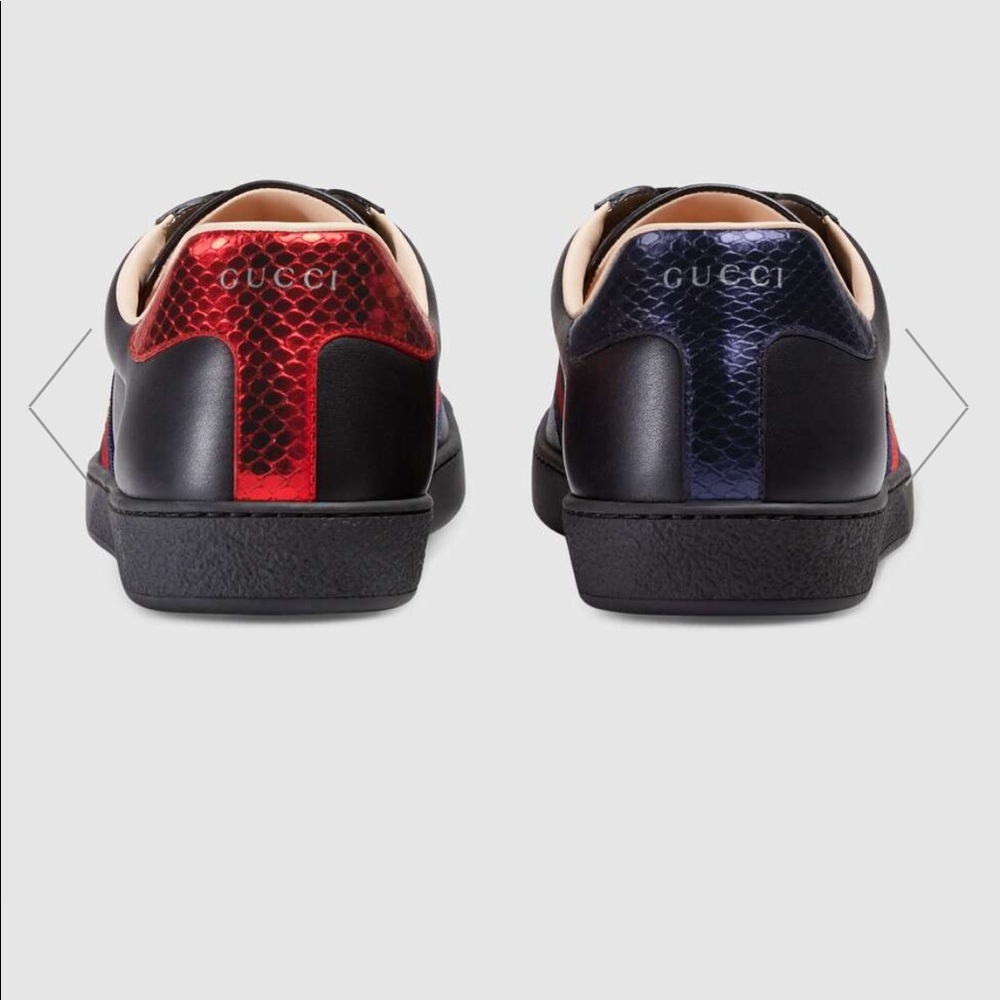 Women’s black Gucci Ace sneaker. Size 38.5. - Picture 7 of 15